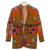 Load image into Gallery viewer, Handmade Breathable Printed Embroidered Floral Women Suzani Jacket Indian Velvet Woven Kimono Robe Long Boho Style Autumn Winter