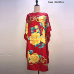 Load image into Gallery viewer, Printed Dresses For Women 2020 Fashion Design Loose Dress Batwing Maxi Long Femme Vestidos Summer Autumn Party Elegant Dress