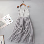 Load image into Gallery viewer, Vestidos Mujer New Sweet Women Summer Dress Two Layer Net Yarn Lace Long Nightdress Loose Vest Nightgowns Female Nuisette