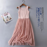 Load image into Gallery viewer, Vestidos Mujer New Sweet Women Summer Dress Two Layer Net Yarn Lace Long Nightdress Loose Vest Nightgowns Female Nuisette