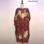Load image into Gallery viewer, Printed Dresses For Women 2020 Fashion Design Loose Dress Batwing Maxi Long Femme Vestidos Summer Autumn Party Elegant Dress