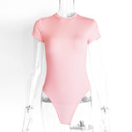 Load image into Gallery viewer, 2025 summer new casual women's clothing Europe and the United States cross-border short sleeve jumpsuit foreign trade tight jumpsuit bodysuit