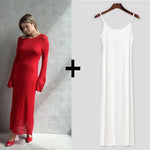 Load image into Gallery viewer, Sweet Pink Mohair Knitted Dress+Vests Dress Women New O-neck Casual Long Sleeve Dresses Suspenders Chic Vintage Two-piece Suit