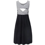Load image into Gallery viewer, Maternity Dresses Fashion Striped Dress Summer Dress Loose Simple Sleeveless Dress Women's Clothing