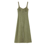 Load image into Gallery viewer, Women's Dress 2026 New Fashion Trend Summer Polka Dot Linen Blend Midi Dress