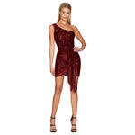 Load image into Gallery viewer, Women's Casual Dresses Female Clothing Elegant Party Dresses For Woman Evening Dress Sequins Summer Dresses Birthday Dress WX231