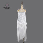 Load image into Gallery viewer, Dress For Dancing Sports Costume Women Latin Practice Dancewear Party Skirt Line Suit Competition Girl Stage Clothes Female Prom