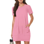 Load image into Gallery viewer, Women's Elegant Dresses Fashionable Solid Color Dress Casual Holiday Sports Short Dresses Long One-Piece Dress Gown vestidos