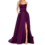 Load image into Gallery viewer, 2024 New Women Dress Elegant Vintage Ladies Backless Long Dresses Wine Party Prom Wedding Floor Length Evening Dress For Women