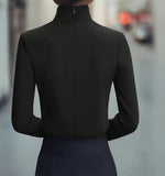 Load image into Gallery viewer, Women's Dressy Blouse Plain Elegant Daily Stylish High Neck Regular Tops