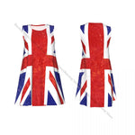 Load image into Gallery viewer, Women's Dress Summer Casual T Shirt Dresses Beach Cover up Grunge Union Jack Flag Tank Dress