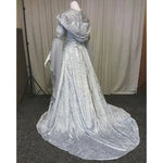 Load image into Gallery viewer, Women's medieval retro style wedding dress 8-color hooded waist dress cosplay