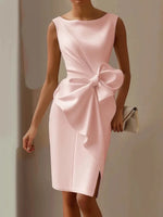 Load image into Gallery viewer, 2026 New Style Dress for Women: Elegant, Refined, Pure Color, Fitted Waist, Sleeveless Dress for Dates.