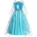 Load image into Gallery viewer, Girl Elsa Anna Dress Princess Costume Snow Queen Dress Baby Halloween Ariel Carnival Clothes Kids Cosplay Clothes Party Clothing