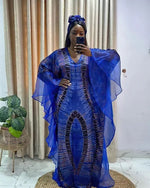 Load image into Gallery viewer, African Women Dresses Traditional African Clothing Ankara Clothing Middle Eastern Vintage Robe Tunic Muslim Kaftan Maxi Dress