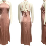 Load image into Gallery viewer, Women's Party Dresses Spring Summer New Sexy Solid Slim Sleeveless Backless Temperament Maxi Dresses For Women Robe Femme