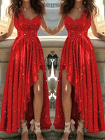 Load image into Gallery viewer, Women Evening Dresses Sexy Elegant Red Cocktail Party Chic Gala Graduation Luxury Formal Occasion Bridesmaid Gown Dress Clothes