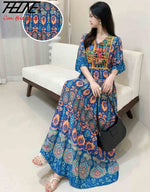 Load image into Gallery viewer, Indian Dress for Women Summer Embroidery Chic Elegant Party Dresses Clothes Vintage Long Maxi Prom Bohemian Beach Robe Vestidos