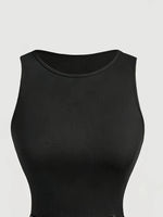 Load image into Gallery viewer, New Style Women's Dress, Professional Wear, Work Attire, Slim-Fit Dress, French Style, Elegant, Preppy Style, Sleeveless, Puffy Skirt, Long Dress, Solid Color, Women's Dress, Belt Not Included