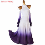 Load image into Gallery viewer, Modern Dance Dress Stand-Up Collar Mesh Sleeve Long Skirt Performance Clothing High-End Custom Child Woman Competition Clothes