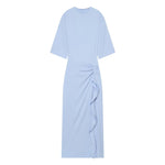 Load image into Gallery viewer, Women's Dress New Pleated Slit Midi Dress Spring Sexy Elegant Women's Long Dress