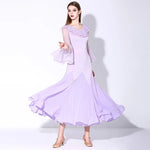 Load image into Gallery viewer, Standard Ballroom Dance Dresses Women Profession Performance Flamenco Dancing Skirt Lady's Elegant Stage Waltz Ballroom Dress