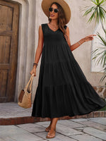 Load image into Gallery viewer, 2024 Women Dress Summer Casual Brand Dresses Elegant Yellow Black Dress Femme