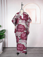 Load image into Gallery viewer, Elegant African Dresses for Women Muslim Fashion Boubou Abayas Robe Dashiki Ankara Lace Outfits Evening Gown Kaftan Maxi Dress