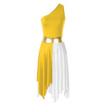 Load image into Gallery viewer, Women Ladies Lyrical Praise Dance Dress Performance Costume Modern Contemporary Celebration of Spirit Dancewear Split Long Dress