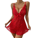 Load image into Gallery viewer, Women Erotic Costume Sexy ExoticUnderwear Lace Doll Dress Erotic Underwear Open Bra Mesh Transparent Pajamas Sexy Clothing