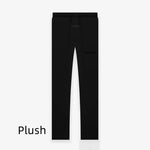 Load image into Gallery viewer, Fashion Double Line Matching Set Men's Drawstring Pants Luxury Design Plush Letter Pants High Street Couple Oversized Pants Set