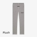 Load image into Gallery viewer, Fashion Double Line Matching Set Men's Drawstring Pants Luxury Design Plush Letter Pants High Street Couple Oversized Pants Set