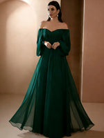 Load image into Gallery viewer, Dresses For Woman Elegant vestidos Solid Color Slim Robe Evening Dress Sexy One Line Neck Simple Style Long Sleeves Simple Style