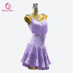 Load image into Gallery viewer, Dress For Dancing 2026 Latin Dance Parties Wear Costumes Ballroom Clothes Sexy Skirt Girls Prom Stage Jumpsuit Sports Match Suit