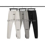 Load image into Gallery viewer, Fashion Double Line Matching Set Men's Drawstring Pants Luxury Design Plush Letter Pants High Street Couple Oversized Pants Set