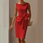 Load image into Gallery viewer, 2026 New Style Dress for Women: Elegant, Refined, Pure Color, Fitted Waist, Sleeveless Dress for Dates.