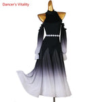 Load image into Gallery viewer, Modern Dance Dress Stand-Up Collar Mesh Sleeve Long Skirt Performance Clothing High-End Custom Child Woman Competition Clothes