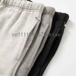 Load image into Gallery viewer, Fashion Double Line Matching Set Men's Drawstring Pants Luxury Design Plush Letter Pants High Street Couple Oversized Pants Set