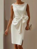 Load image into Gallery viewer, 2026 New Style Dress for Women: Elegant, Refined, Pure Color, Fitted Waist, Sleeveless Dress for Dates.