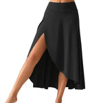 Load image into Gallery viewer, European and American women's dress with irregular temperament, elegant and fashionable solid color skirt