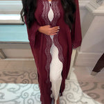 Load image into Gallery viewer, Women Muslim Dress Dubai Abaya Turkey Kaftan Kebaya Caftan Marocain Femme Robe Islam Clothing Kimono Cardigan Jalabiya Vestidos
