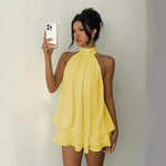 Load image into Gallery viewer, Women's Casual Dresses Woman Clothes Elegant Party Solid-color Beachwear Slim-fitting Sexy Backless Skirt Dress Female Clothing