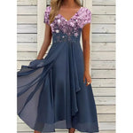 Load image into Gallery viewer, Women'S Dress Chiffon Elegant Lace Patchwork Dress Cut-Out Long Dress Bridesmaid Evening Dress Vestidos 2025