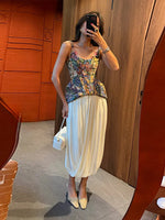 Load image into Gallery viewer, Sexy Print Flower Slim Sling Top Women Sleeveless Slip Backless Closed Waist Vest Female 2026 Fashion Summer Autumn Tops Lady