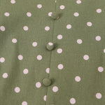 Load image into Gallery viewer, Women's Dress 2026 New Fashion Trend Summer Polka Dot Linen Blend Midi Dress