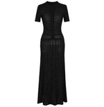 Load image into Gallery viewer, Women's Casual Simple White Knitted Dress 2025 Summer New Style Temperament Commuting Female Fashion Elegant Mermaid Dresses