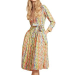 Load image into Gallery viewer, New Women's Dress Popular High Grade Elegant Luxury Female Long Sleeved Dress Classic Fashion Vintage Ladies Versatile Dresses
