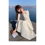 Load image into Gallery viewer, French White Dress for Women in Early Spring New Style Gentle Style Literary Retro Fairy Skirt