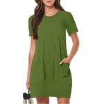 Load image into Gallery viewer, Women's Elegant Dresses Fashionable Solid Color Dress Casual Holiday Sports Short Dresses Long One-Piece Dress Gown vestidos
