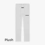Load image into Gallery viewer, Fashion Double Line Matching Set Men's Drawstring Pants Luxury Design Plush Letter Pants High Street Couple Oversized Pants Set